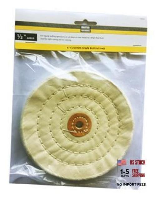 Master Mechanic 160525 6 -Inch Cushion Sewn Buffing Pad