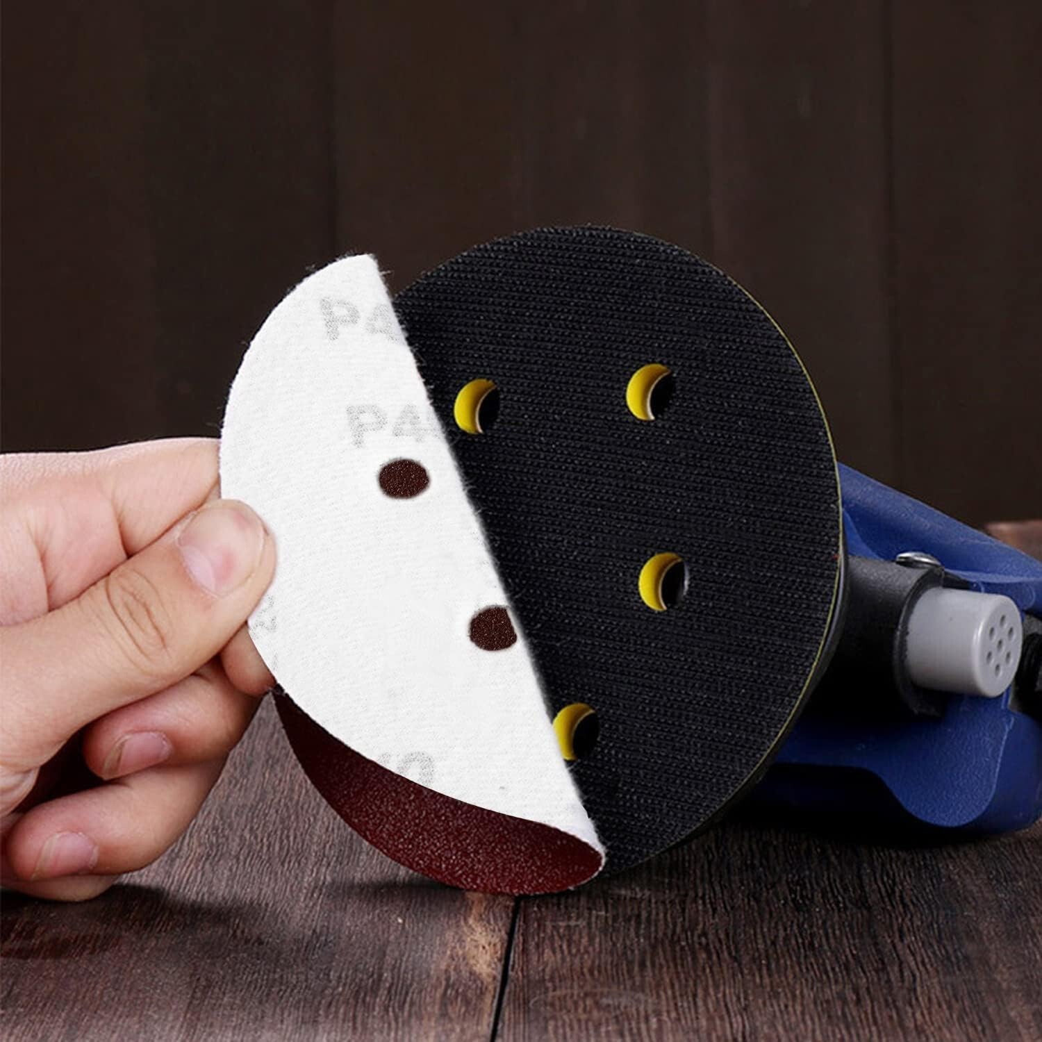 100pcs 6 Inch Sanding Discs Assorted Sandpaper 40 80 120 240 400 600 800 1000 15