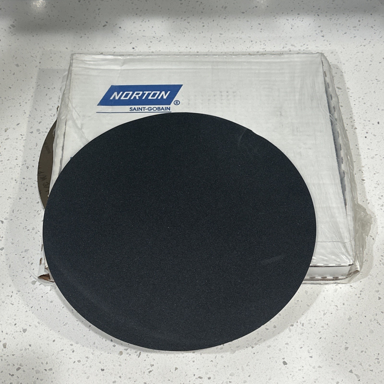 Norton 666233 72774 S/C Wet Or Dry Sanding Disc,Alo,Cloth,12 In, 180 Grit, T482