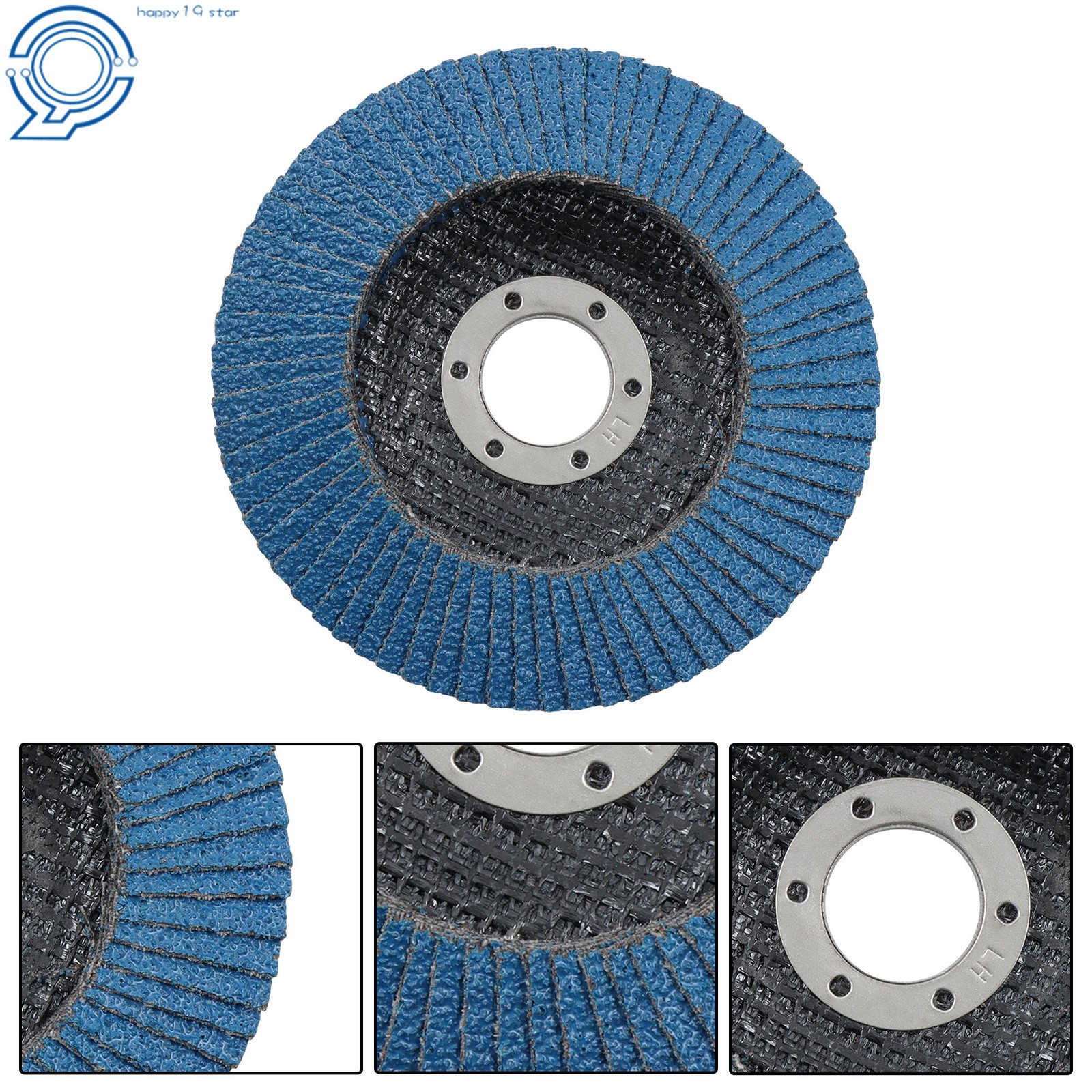 20Pcs 4-1/2 Inch x 7/8 Inch Flap Discs T29 for Angle Grinder 40/60/80/120 Grit