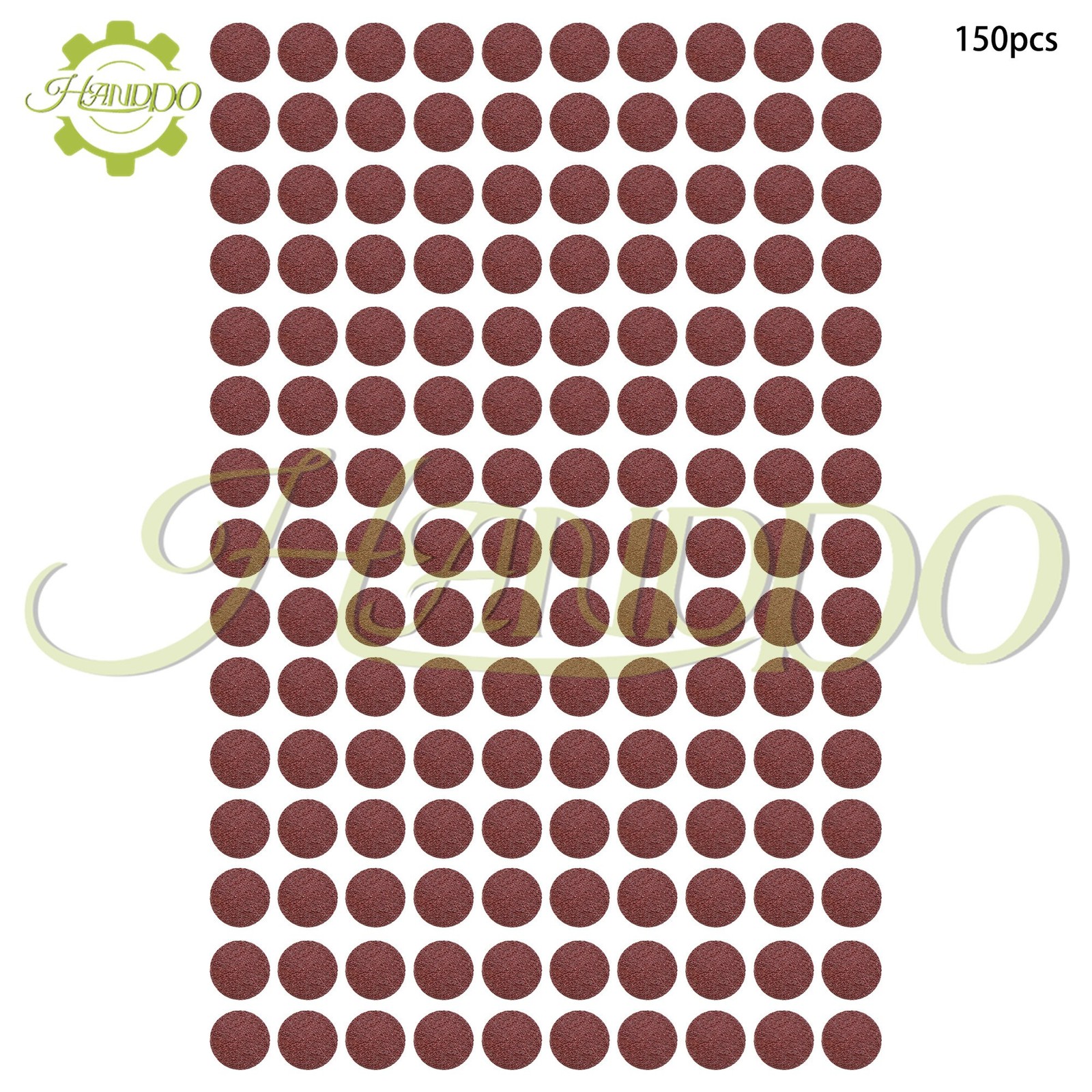 (150 Pc) 2 Inch Sanding Discs 36 Grit Medium Twist lock Die Grinder Sanding Disc