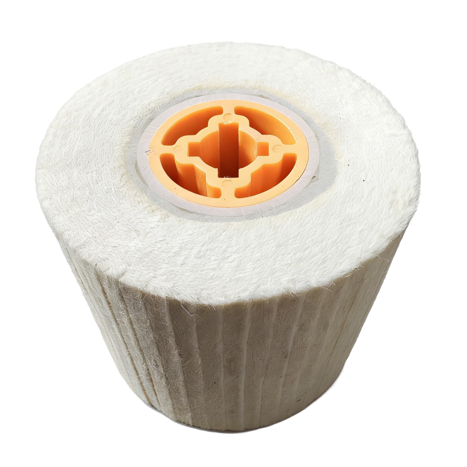4.72in Wool Buffing/Polishing Wheel, Professional Surface Conditioning Wheel