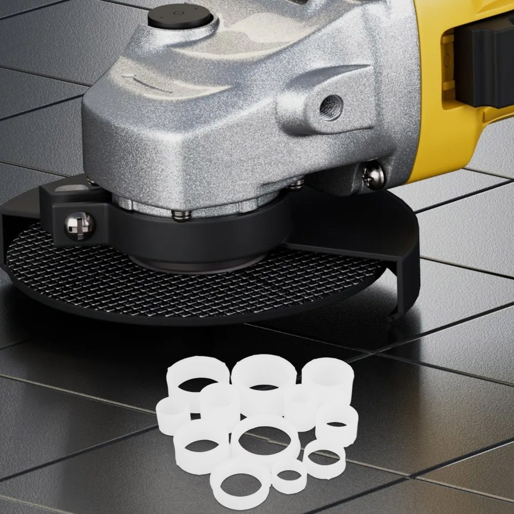 12Pcs Precision Plastic Bench Grinder Wheel Adapter Bushings for Home DIY Use