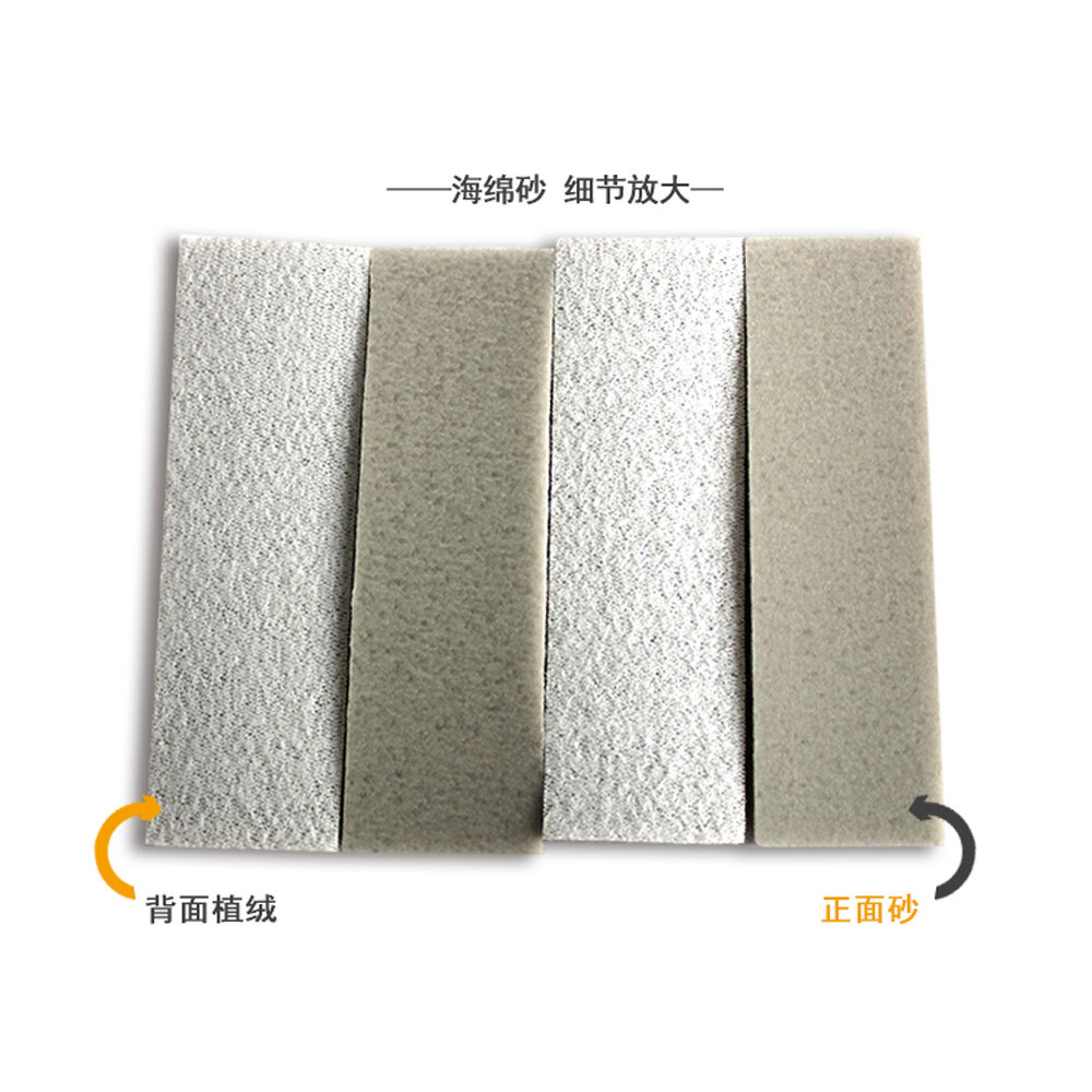 Wet & Dry Foam Sponge Sanding Flexible Pad 25x80mm Abrasive Sandpaper 300#-3000#