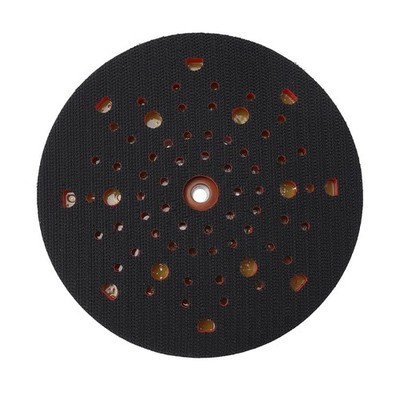 Red And Black Multi Hole Back Up Sanding Pad Replacement For Bosch RSM6045