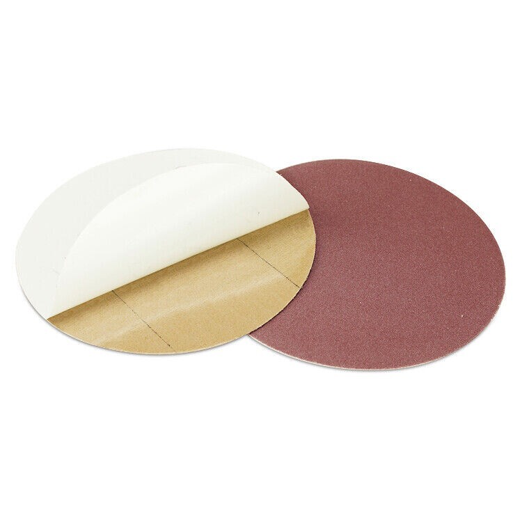 90x 6″ PSA Self Adhesive 80/180/320 Grit Sanding Disc Stick On Sandpaper Peel
