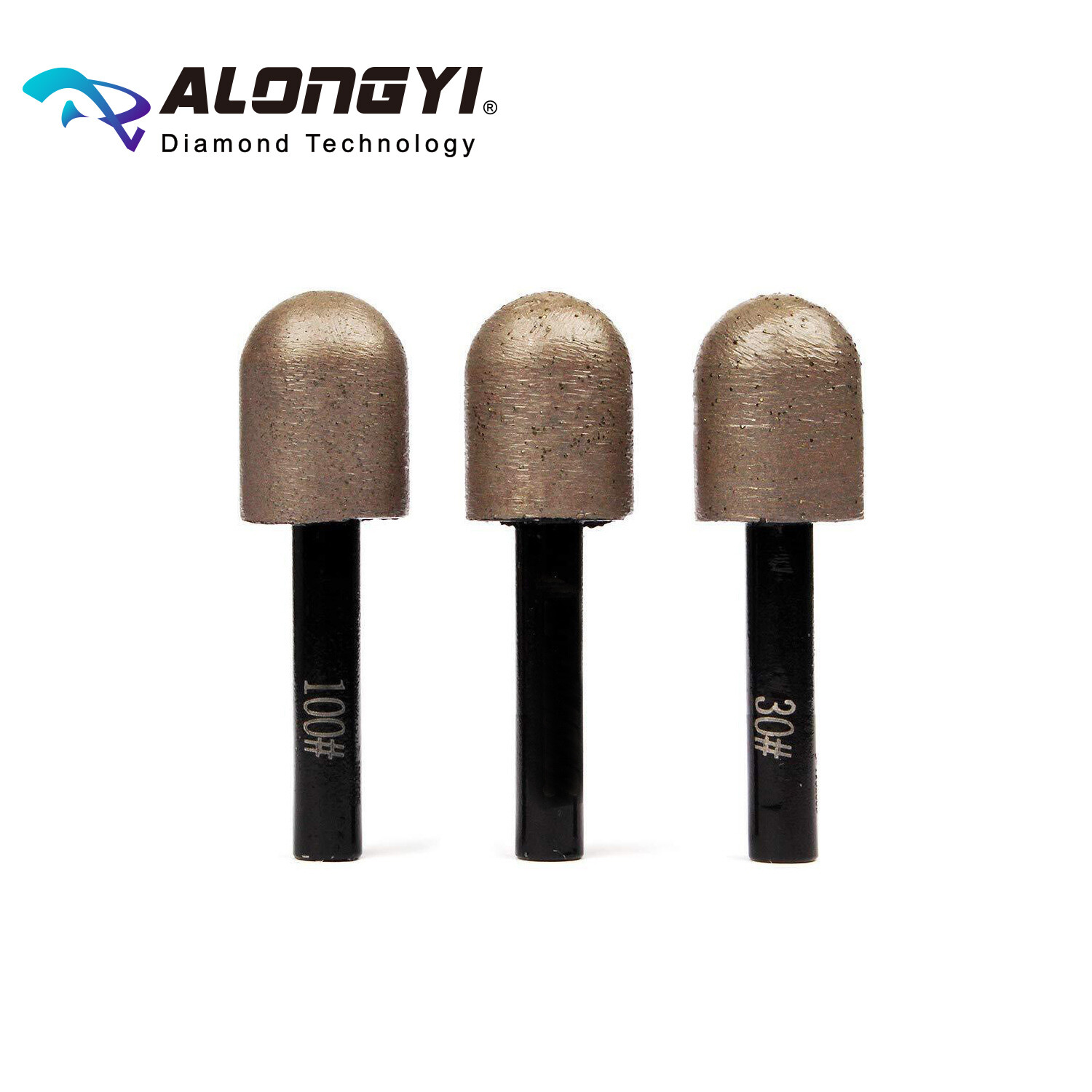 3PCS Diamond Sintered Setting Point Marble Granite Stone HoleGrooveGrindingWheel