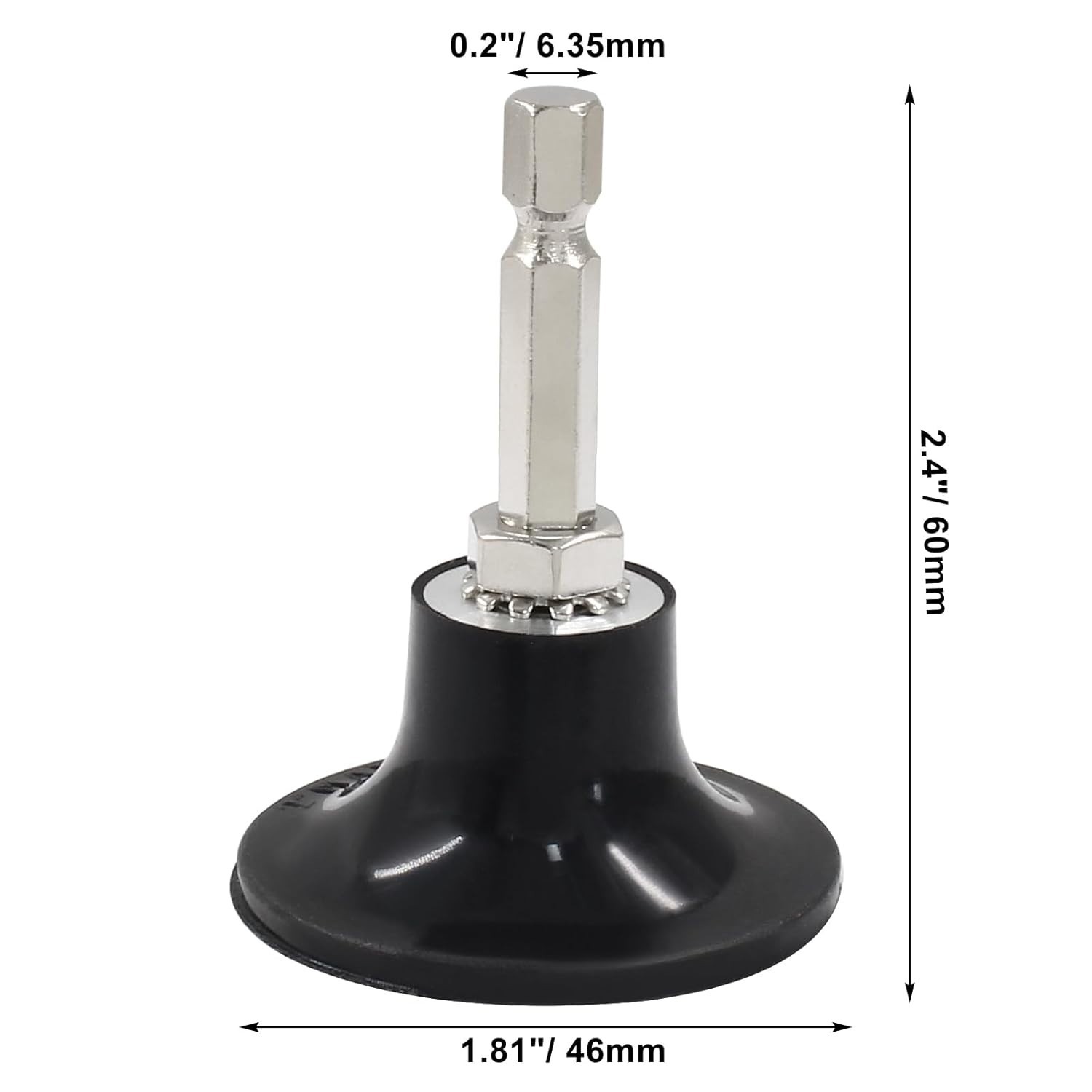 2 Inch Disc Pad Holder, Roll Lock Disc Pad Quick Change Disc Adapter Sanding …