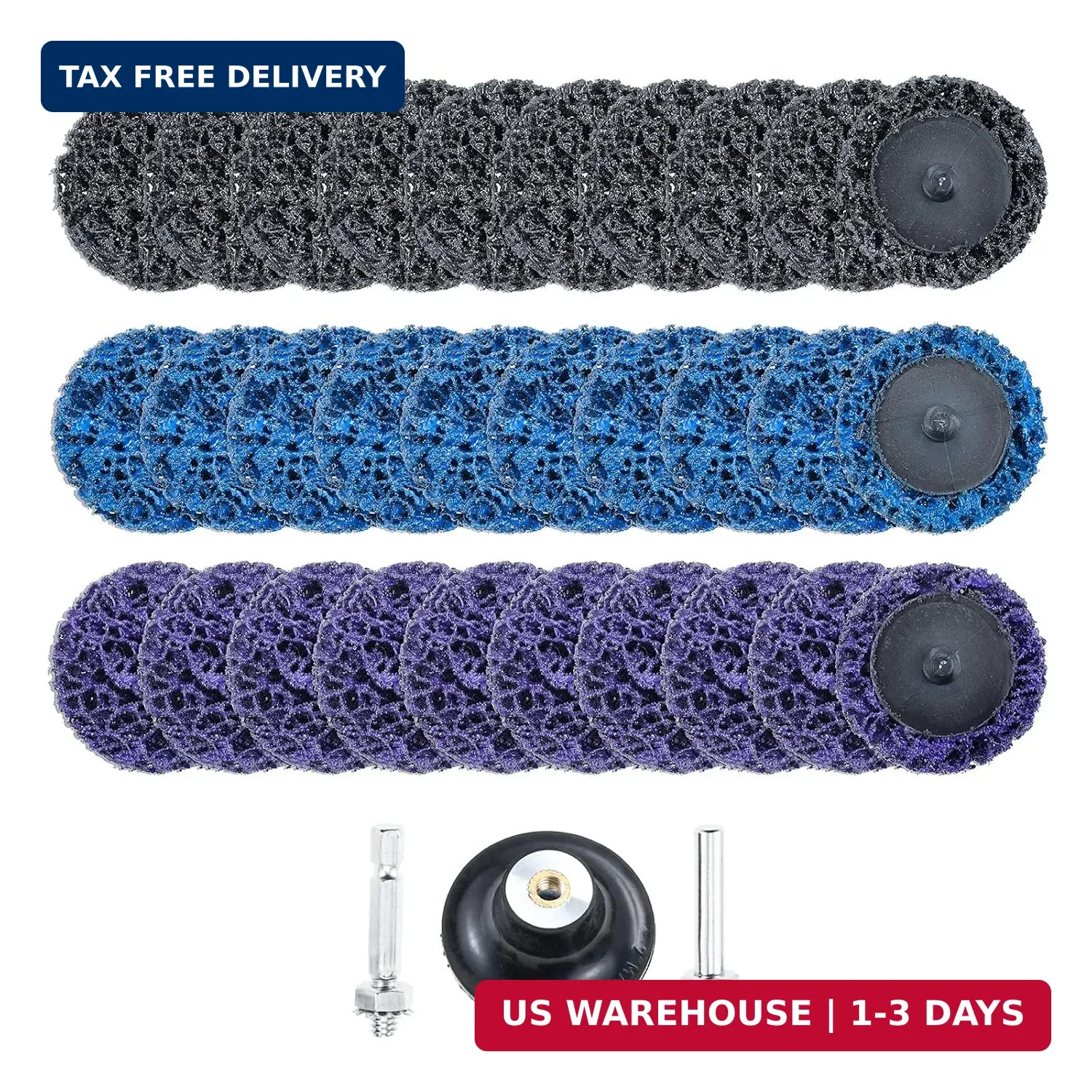 33 Pcs Diamond Sanding Discs Kit,2 Inch Quick Change Easy Strip Discs with 1/4 I