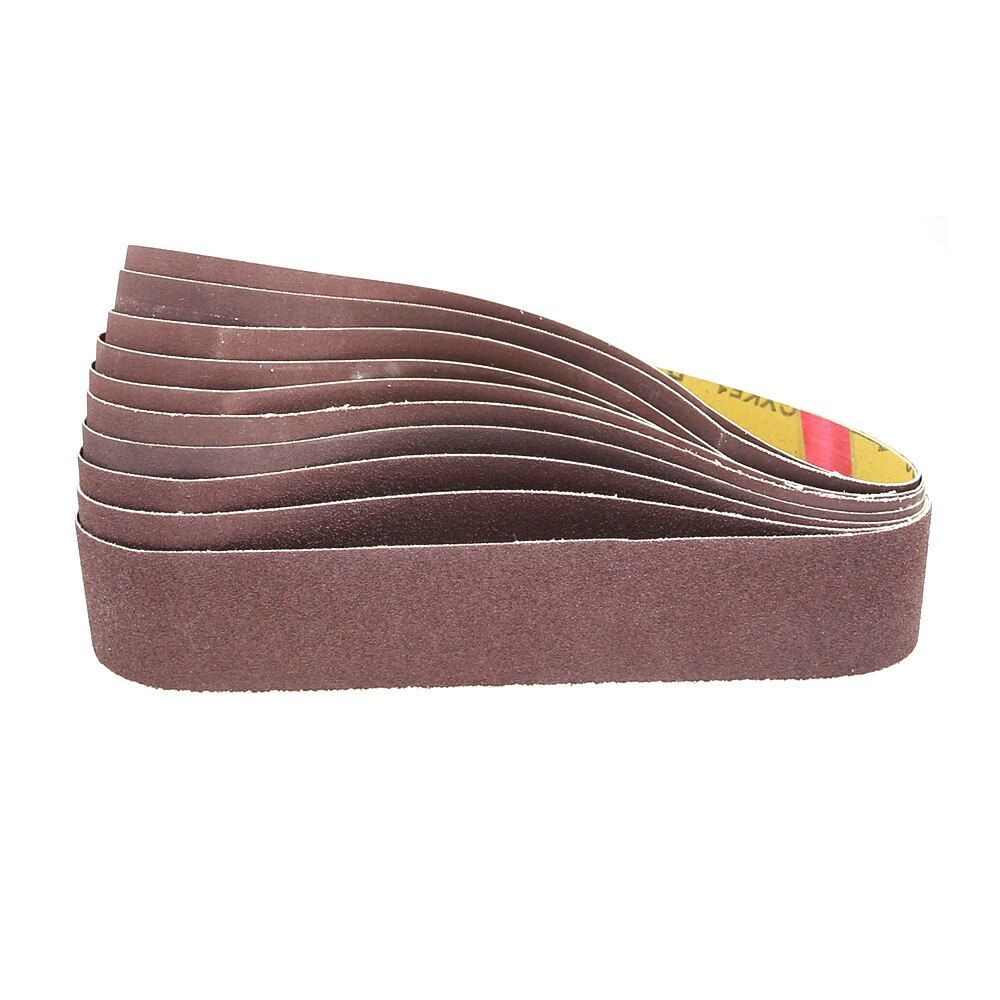 10 Pieces 686 * 50mm Abrasive Sanding Belts 2in * 27in P40-P1500 Coarse to Fine