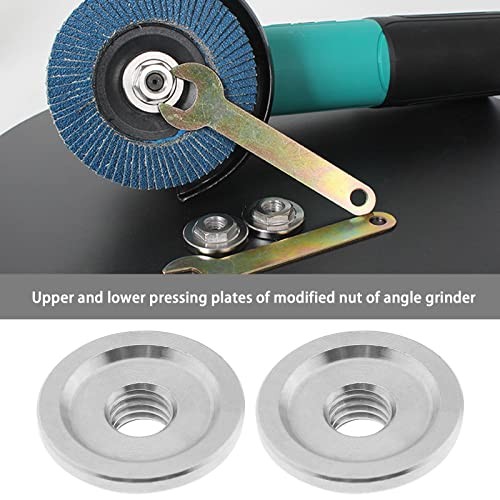 2 Sets Flange Nuts M10 Thread Hex Flanged Locknut Locking Stop Fastener Nut