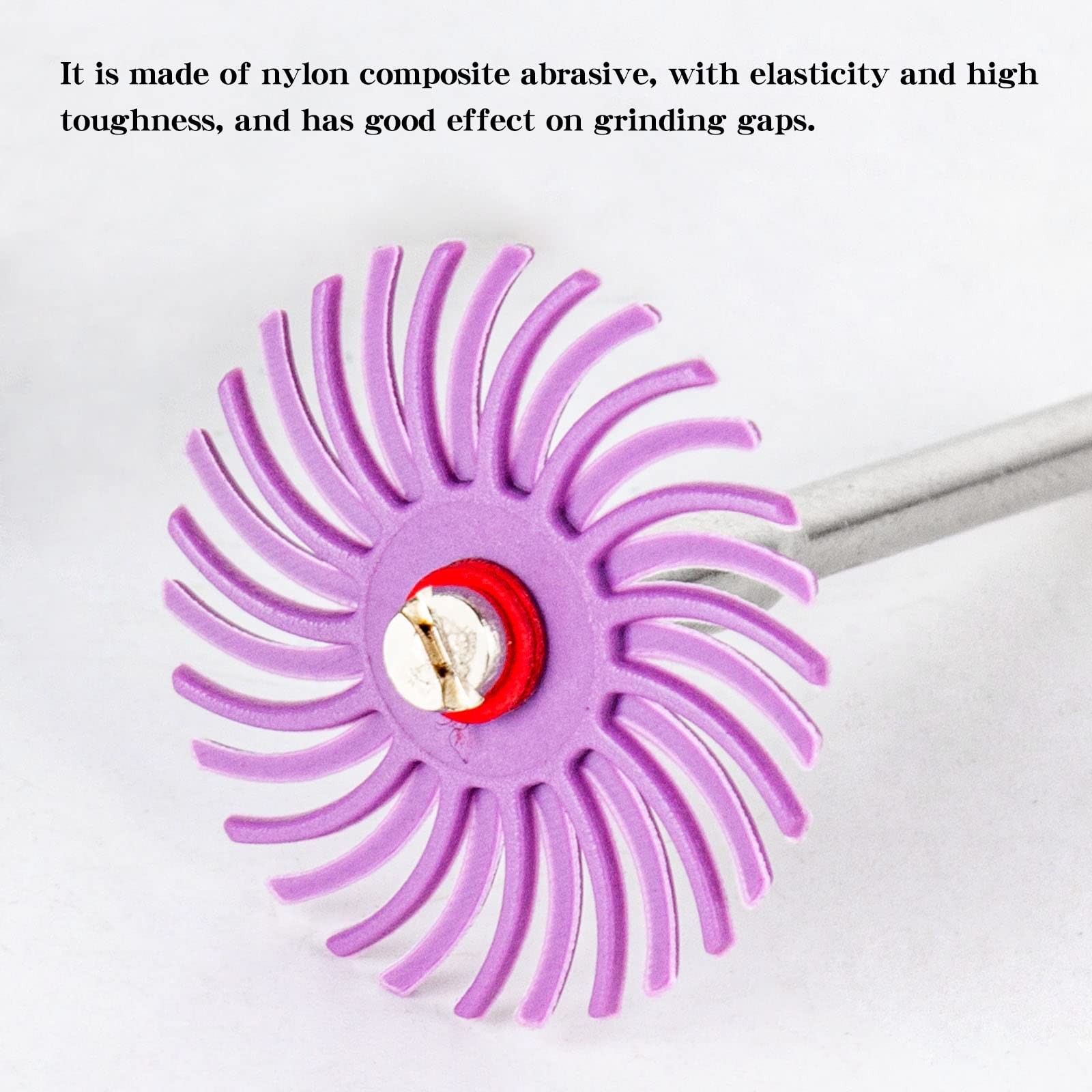 88pcs 1″ Radial Bristle Disc Kit with 3mm Shank for Rotary Tools,Detail Abras…