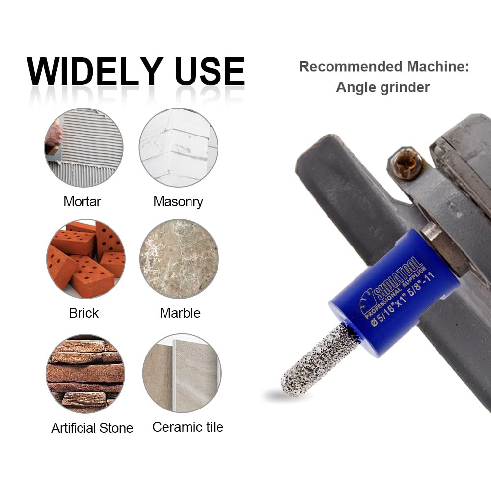 8Pcs Diamond Wet Polishing Pads for Marble & Granite Stone Grinding