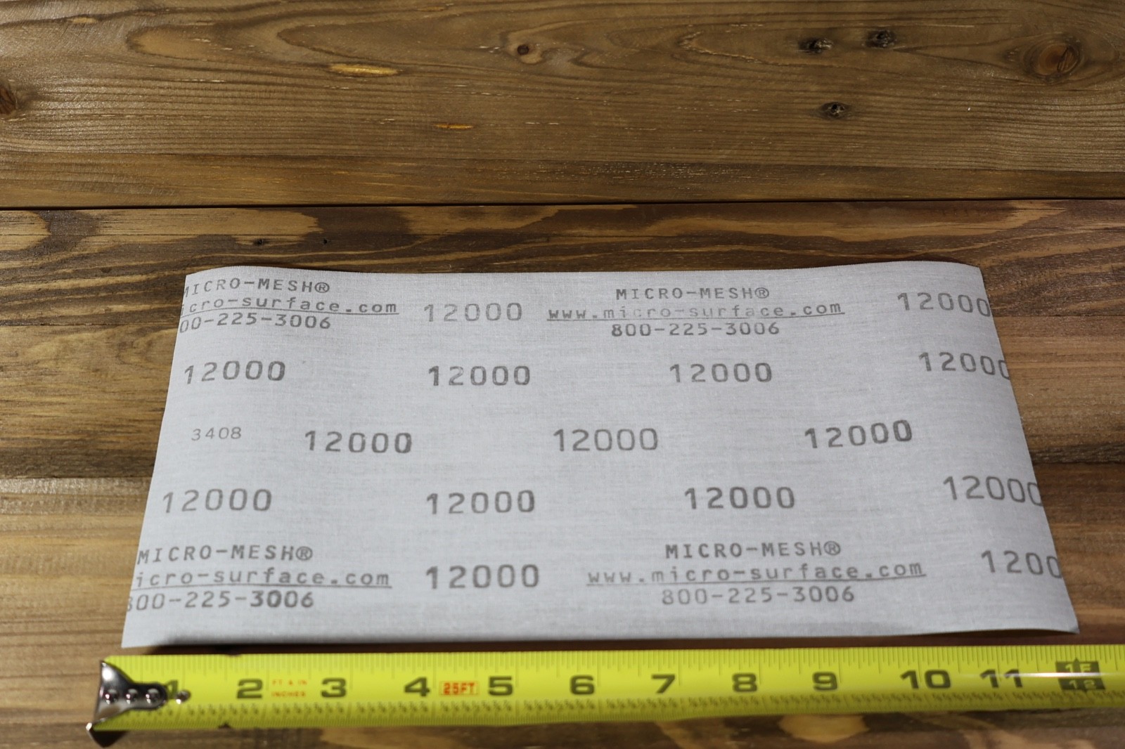 Micro-Mesh Finishing 12000 grit Extra Fine Cloth Sandpaper ROLL 6” x 1 ft