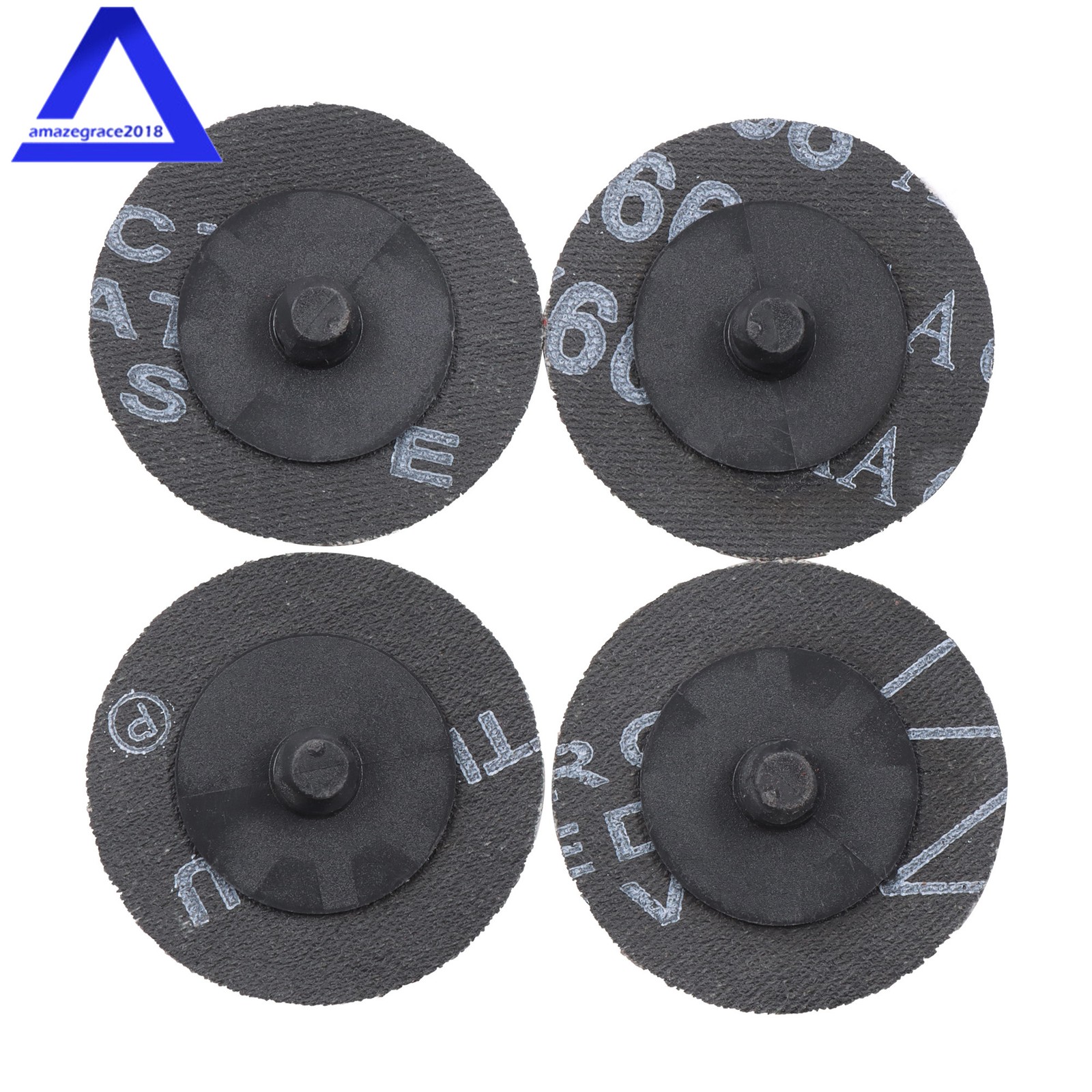 150 PCS 2 Inch Sanding Discs 60 Grit Twist lock Discs Die Grinder for Surface