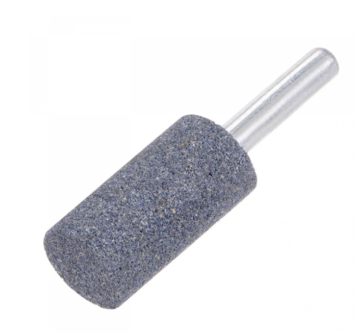 Abrasive Mounted Stone 1/4″ Shank 0.63″ Cylindrical Corundum Grinding Head-15 pc