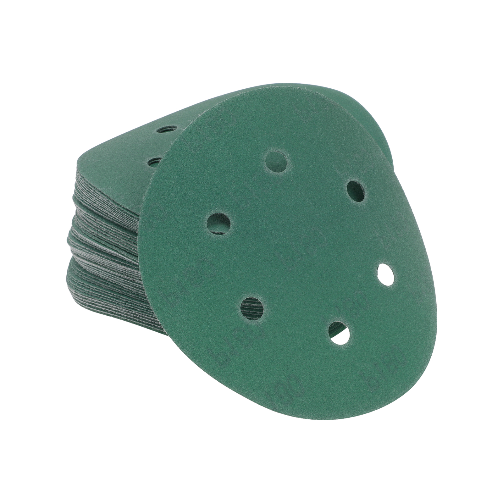 Car Sanding Discs 180 Grit Abrasion Resistance Round Hook Loop Sandpaper 50 Pcs