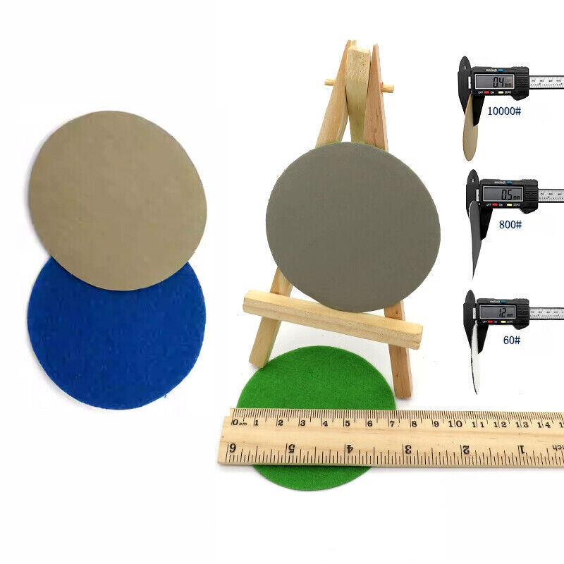 60Grit -10000Grit Sanding Discs 3 Inch 75mm Wet & Dry Sanding Sheets Hook & Loop