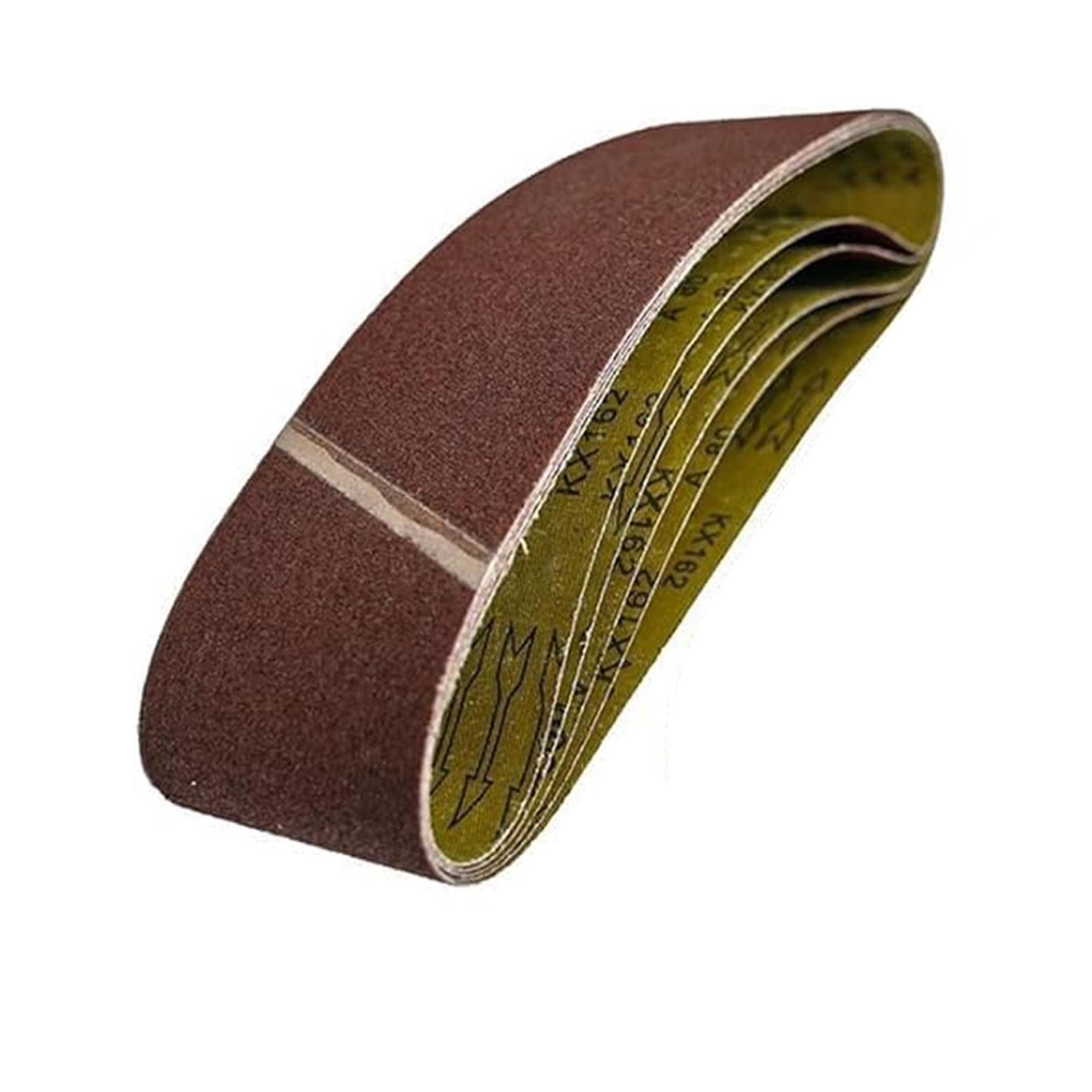 Sanding Belts Coarse Sander Sheets 100 x 915mm 80 Grit 5 Pack Aluminum Oxide