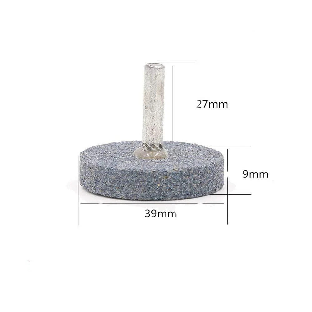 6 Pack 3 Shapes Abrasive Grinding Stone Mounted Grinding Bits 1/4 Inch Shank