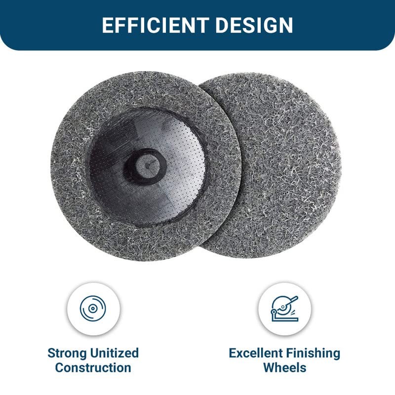 2 Inch Sanding Discs Quick Change Silicon Carbide Surface Preparation Wheels,…