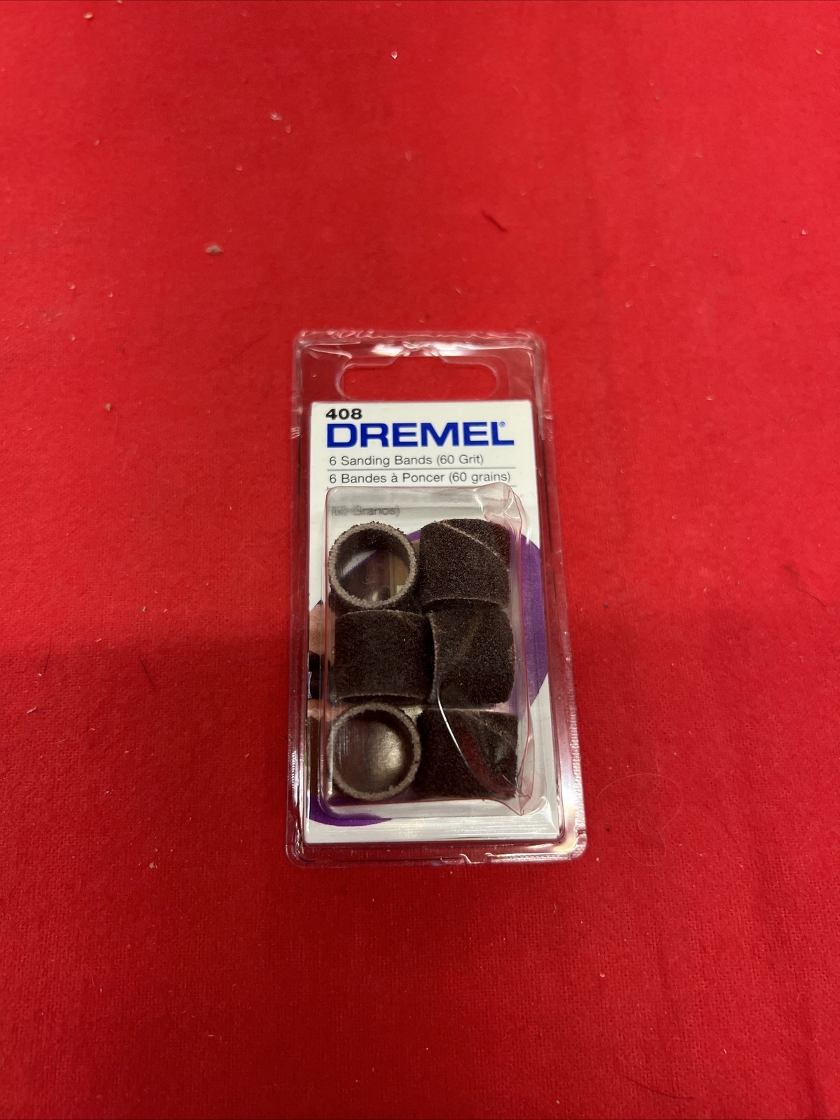 NEW Dremel 408 432 Sanding Drum 60 grit 1/2″ Rotary Tool Band Sleeve