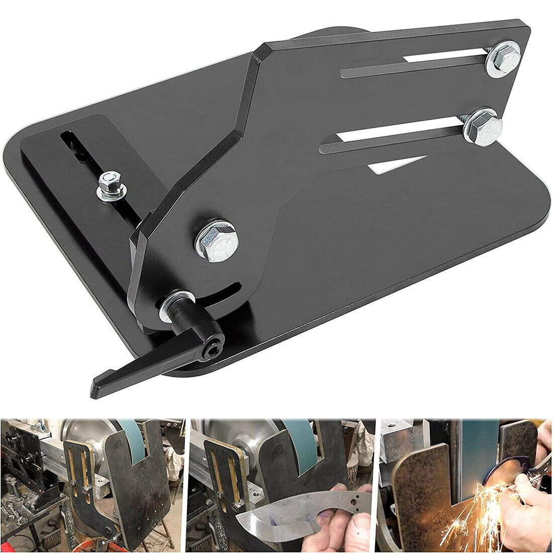 Belt Grinder Tilt Table Fits Most Popular 2×72″ Knife Grinders for Knife Bevels