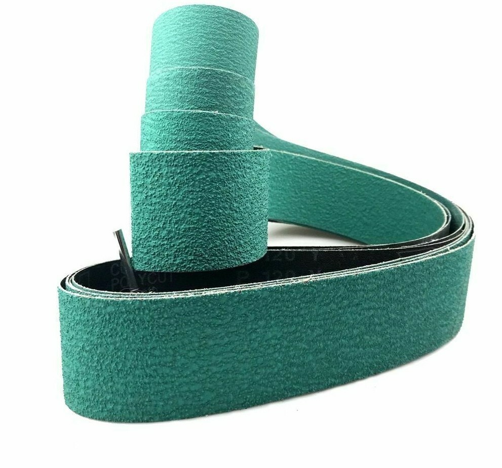 Zirconia Alumina 577F Abrasive Sanding Belts Knife Metal 4 pieces 2000*75 mm