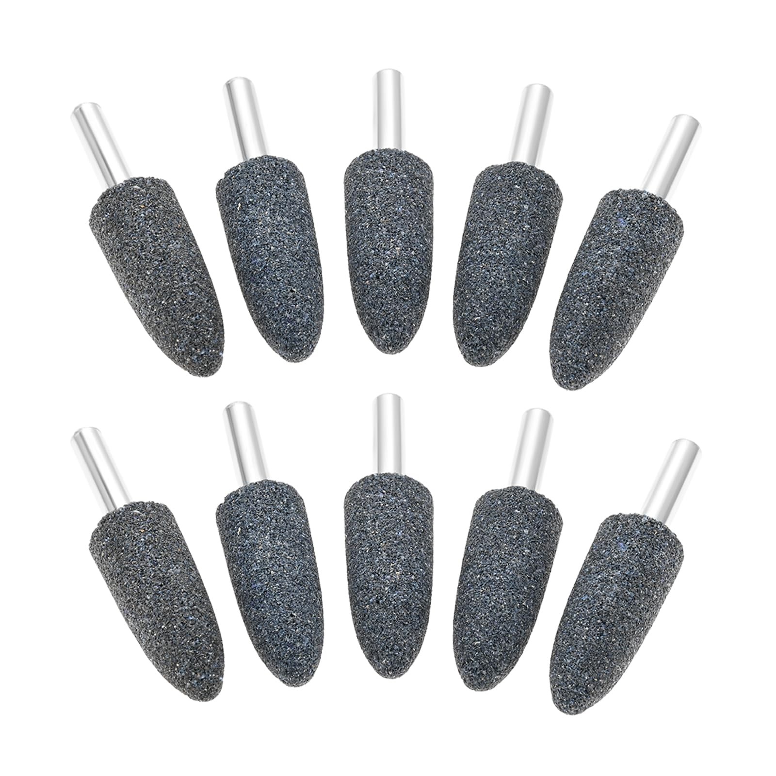 10Pcs 16mm Mounted Grinding Stones, Cone Shape Aluminum Oxide Polishing Abras…
