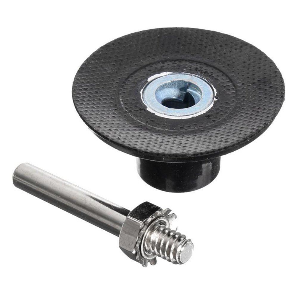 2PCS 2″ Sanding Disc Pad Holder 1/4″ Shank Roll Lock for Die Grinder Drill