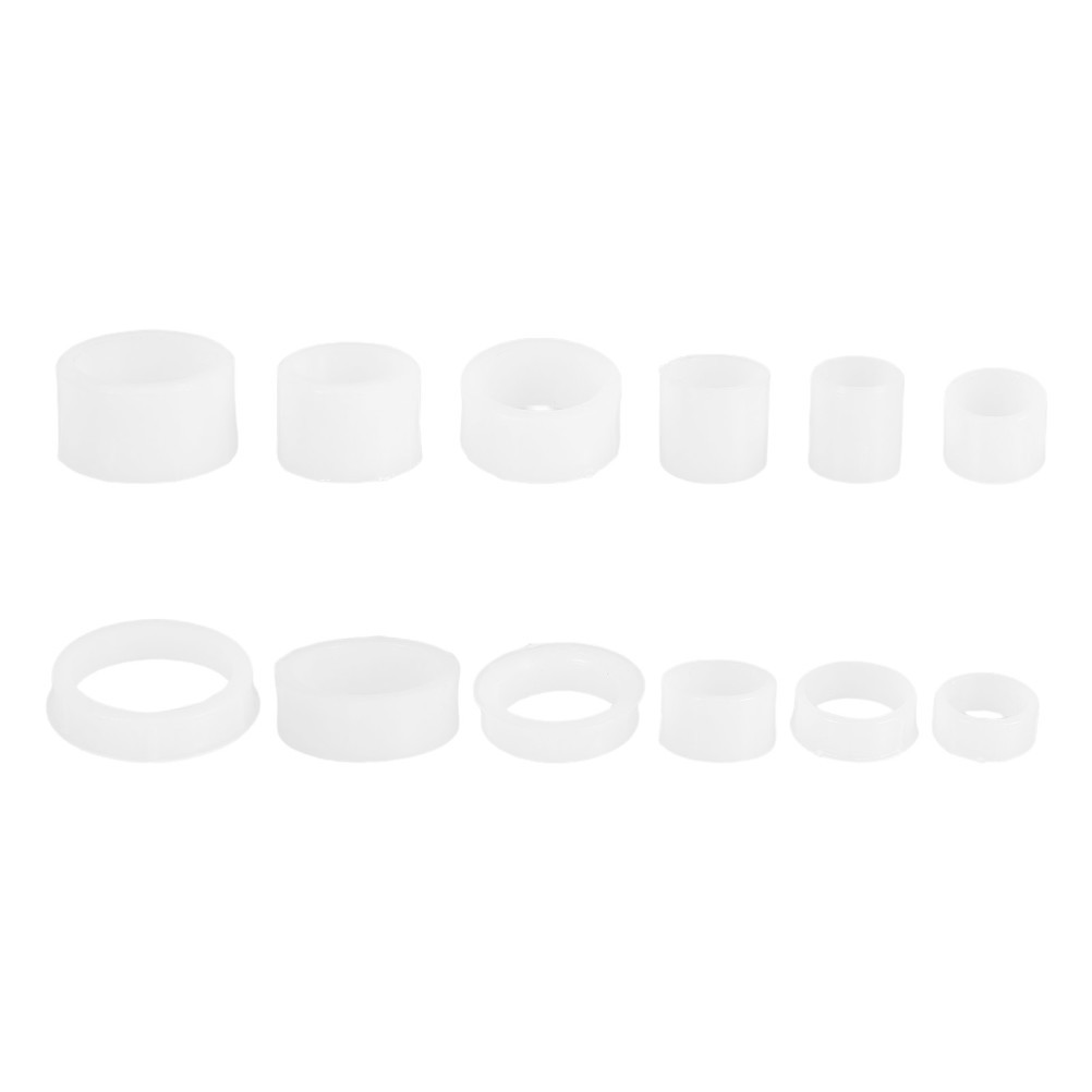 12Pcs Precision Plastic Bench Grinder Wheel Adapter Bushings for Home DIY Use