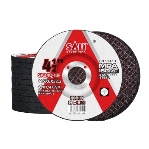Pack 4-1/2 Inch Grinding Wheels for Angle Grinder, Aluminum Oxide Grinding 10