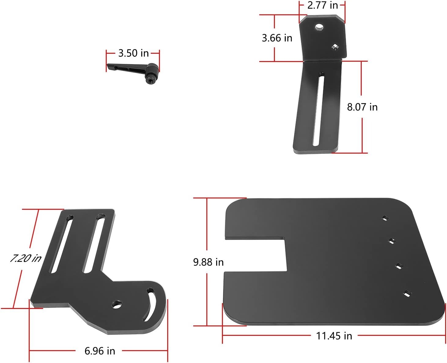 2×72″ Knife Bevel Grinding Jig Tool Rest OBM Belt Grinder Tilt Table Flat Platen