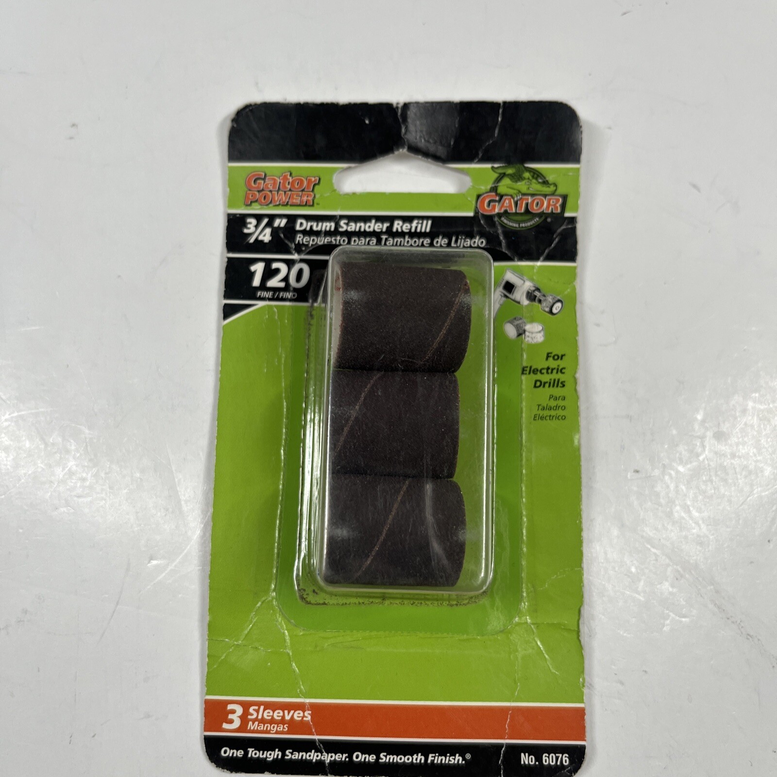 Gator 3/4 in. D X 3/4 in. L Aluminum Oxide Abrasive Sleeve Refill 120 Grit F