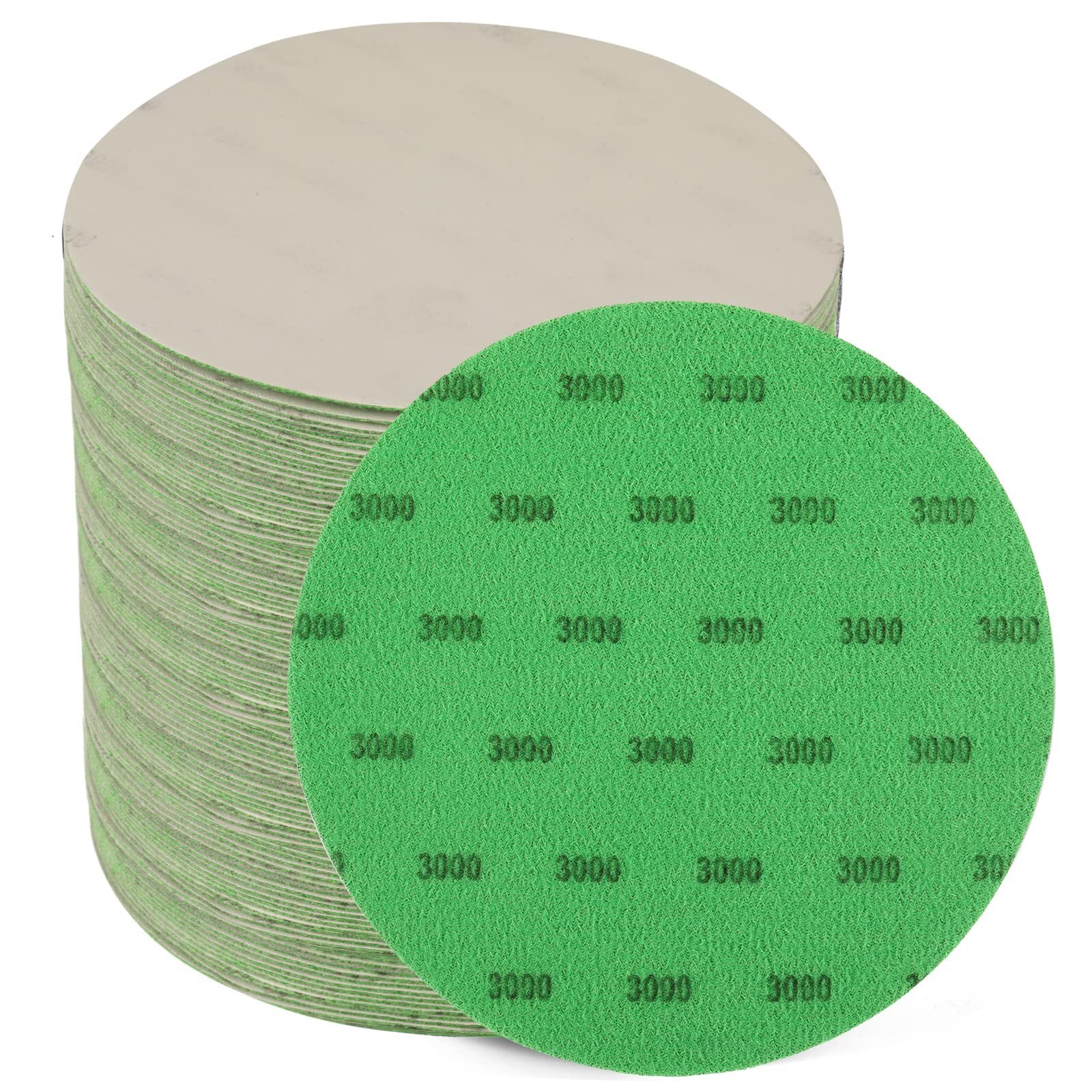 6 Inch 3000 Grit Sanding Disc GOH DODD 25 Pieces Wet Dry Sandpaper Hook and L…