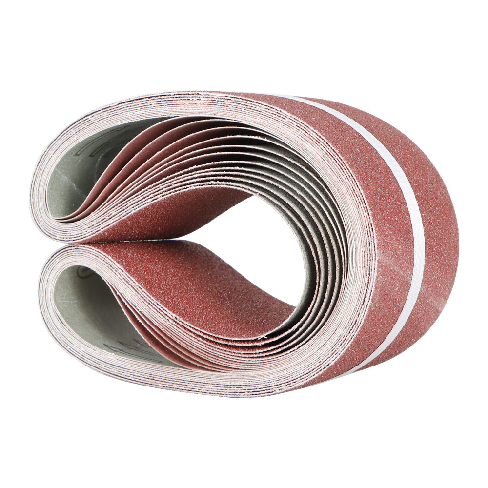 12PCS 4 x 36 NEW Sanding Belts 60 80 120 150 240 400 Grit Belt Sander Sandpaper