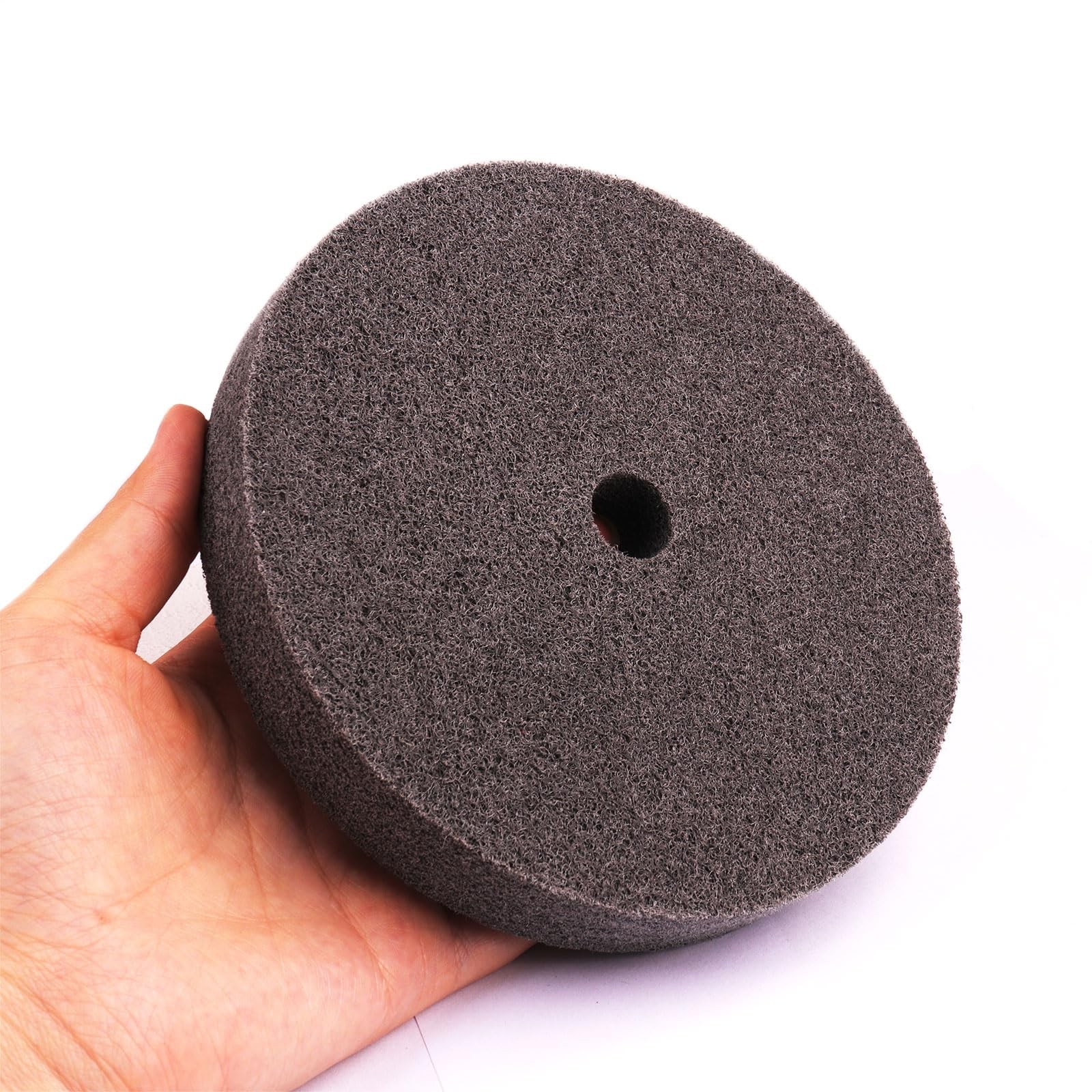 6 Inch Fiber Buffing Wheel,7P Hardness Fiber Polishing Wheel,180# Quick Chang…
