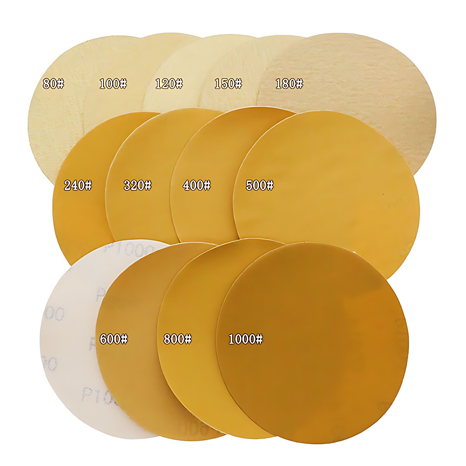 75mm 3″ – 125mm 5″ – 225mm 9″ – Hook & Loop Dry Sanding Discs From 80-1000 Grit