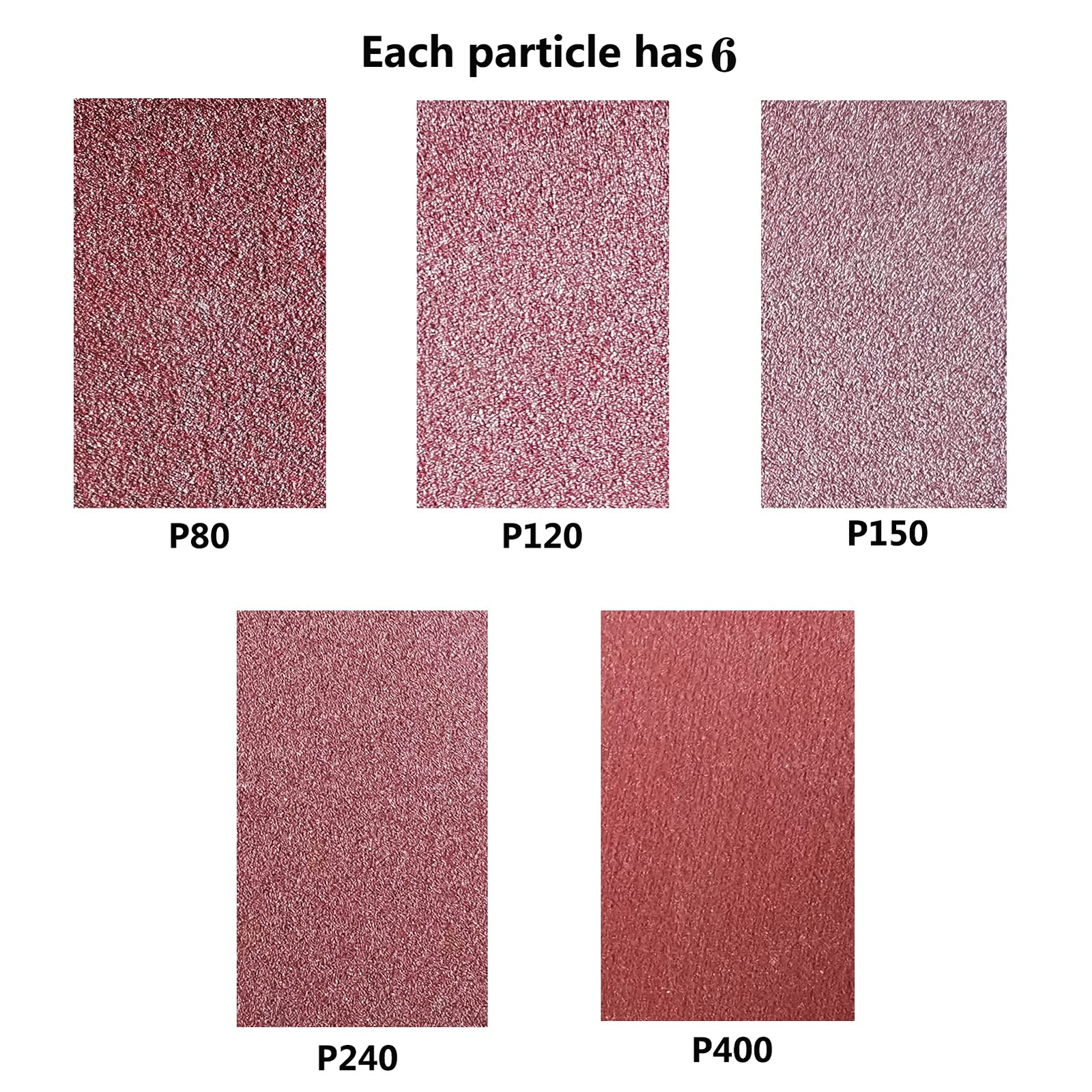 1/2 X 18 Inch Aluminum Oxide Sanding Belt 30pcs Sanding Belt Set 6 Of Each 80/12