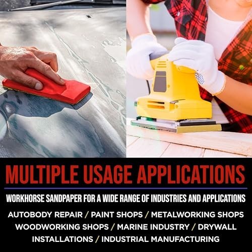 Premium 80 Grit PSA Gold Longboard Sandpaper, 2-3/4″ Wide Continuous 12 Yard Rol