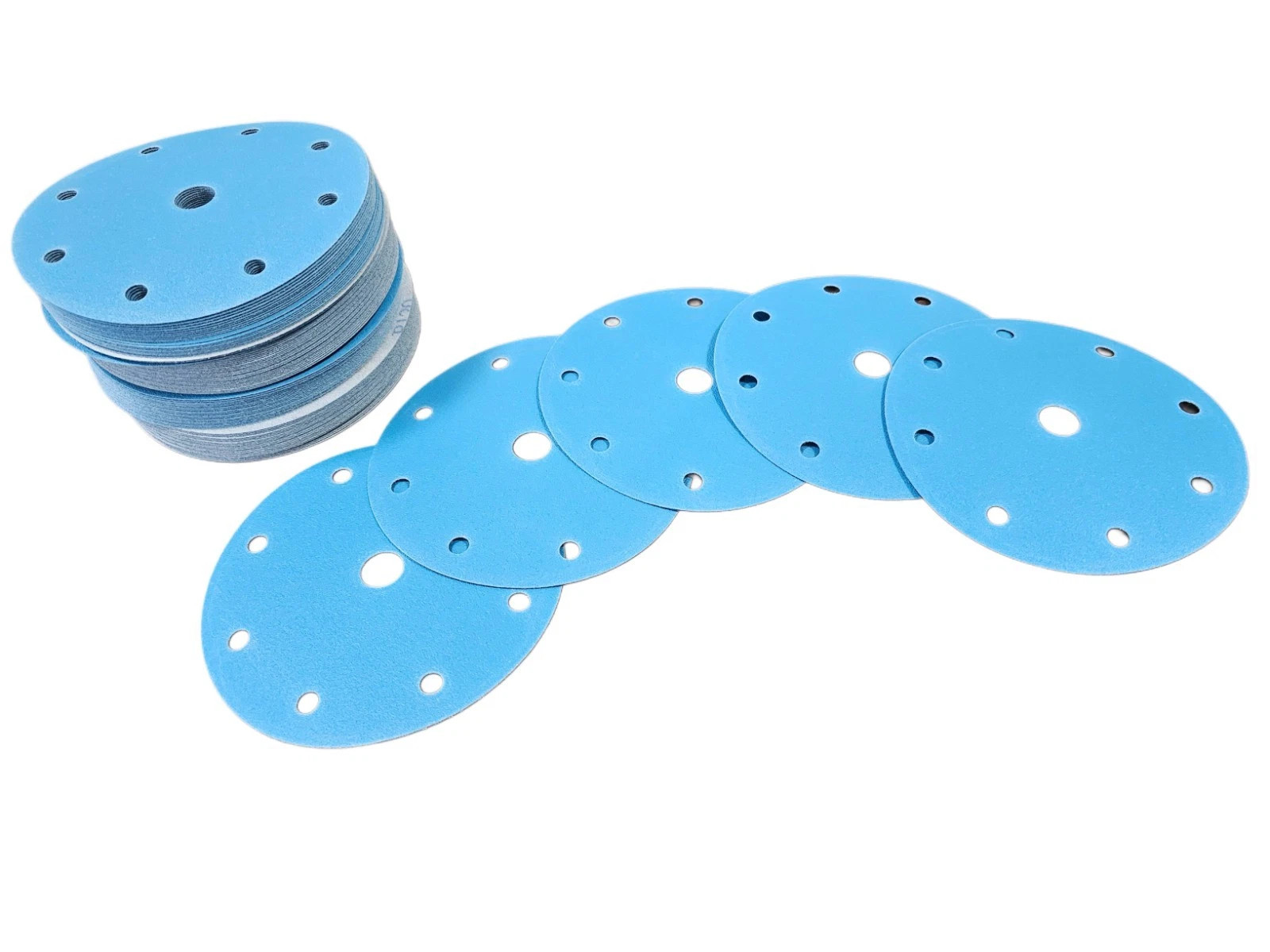 150mm SA331 Wet and Dry Sanding Discs GLS1 Pads 80-320 / 9 Hole / Hook and Loop