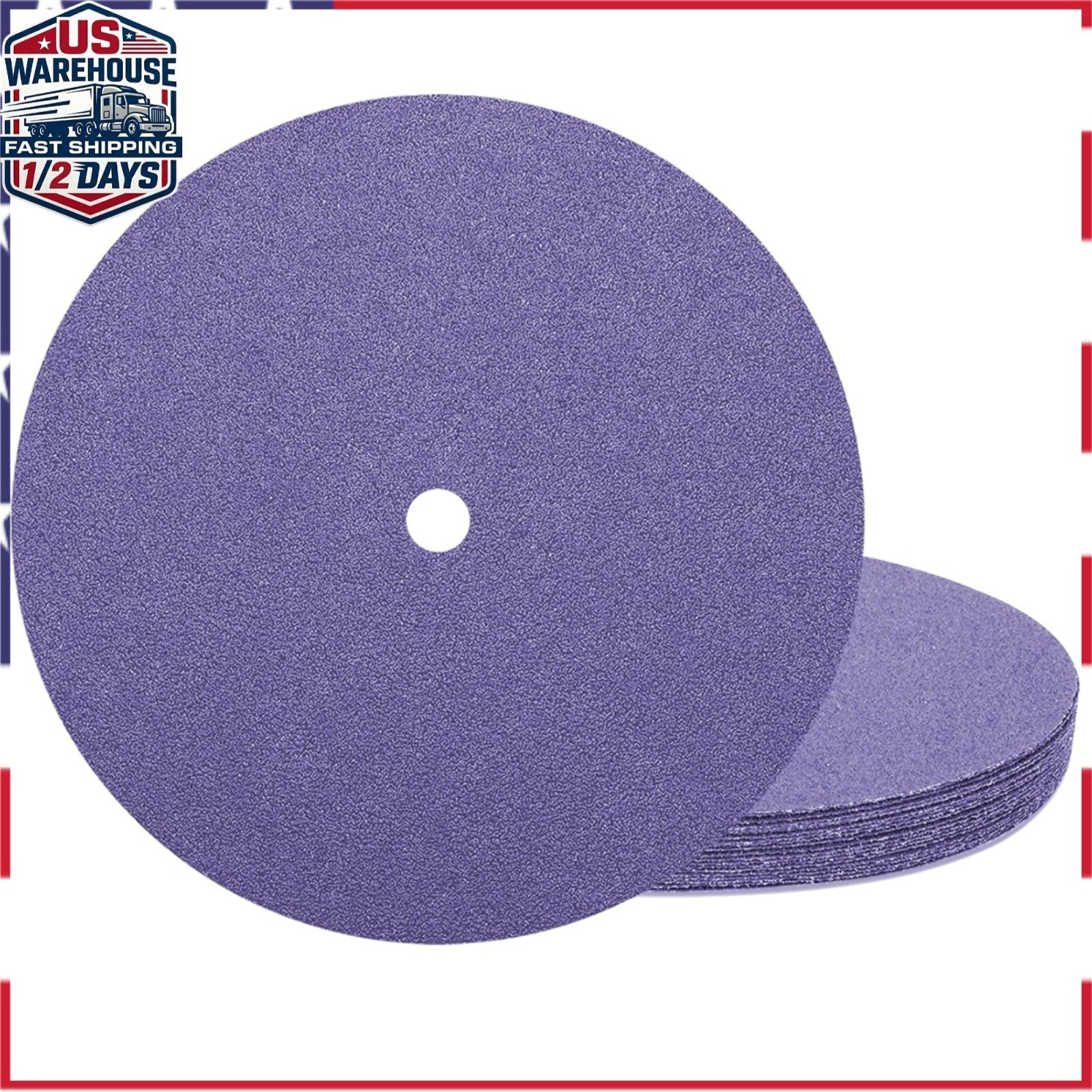 30 Pack 9″ Sanding Discs for Lawn Mower Blade Sharpener 60 Grit