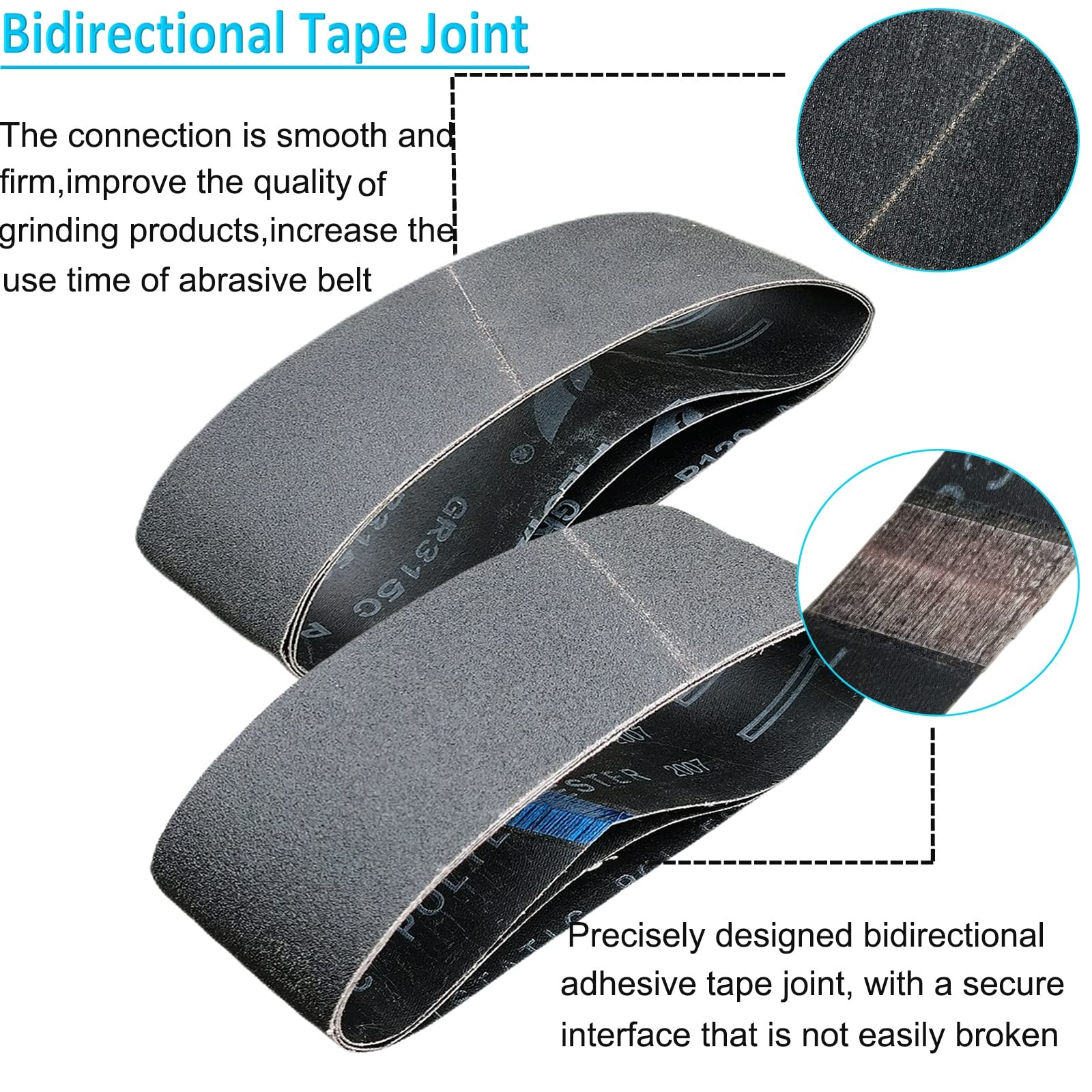 6 Pack 4 x 36 Inch Silicon Carbide Sanding Belts Assortment -120 240 400 600 …