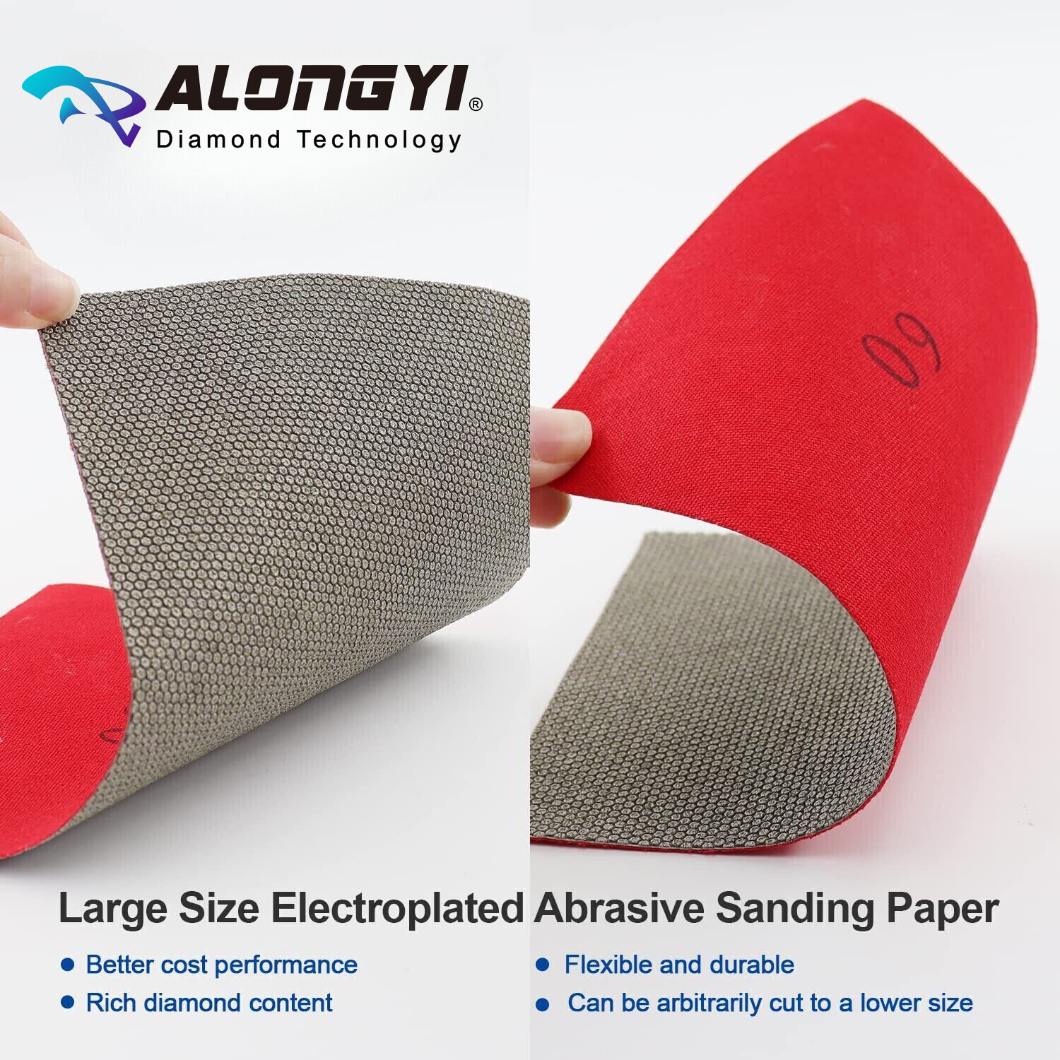 Diamond Abrasive Paper Sheets Diamond Sandpaper for Grinding Stone Glass Ceramic