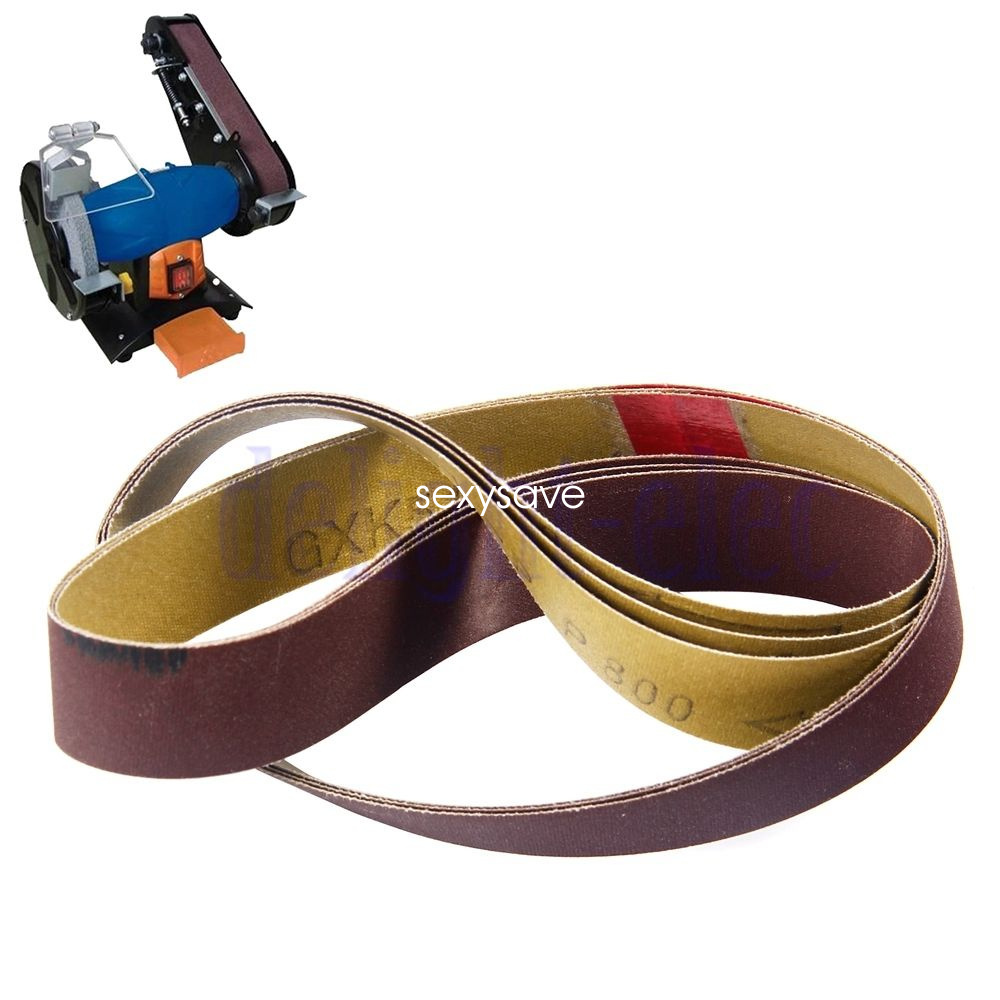 5PC Sanding Belt 1″x30″ 25x762mm Grit 60 80 120 240 for Abrasive Sander Tools