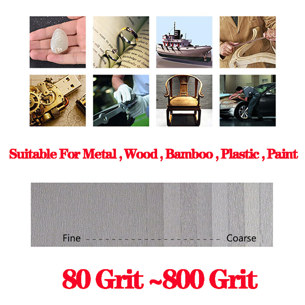 Sandpaper Sanding Sheets 230mmx280mm For Car Paint Wood Metal Plastic Polishing
