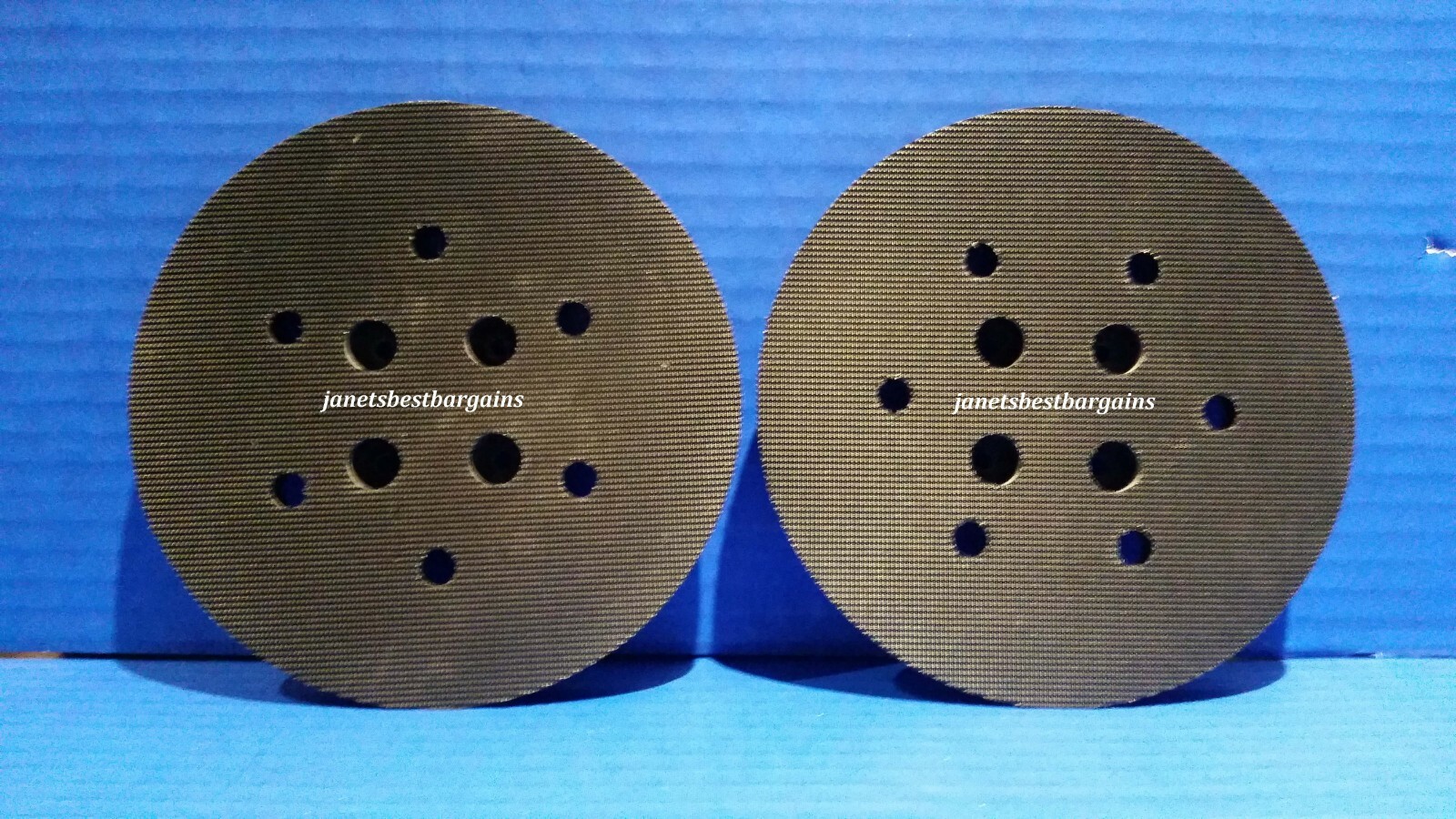 Ridgid 305189001 Generic 6″ 6 Hole Hook & Loop Random Orbit Sander Pad 2 Pack