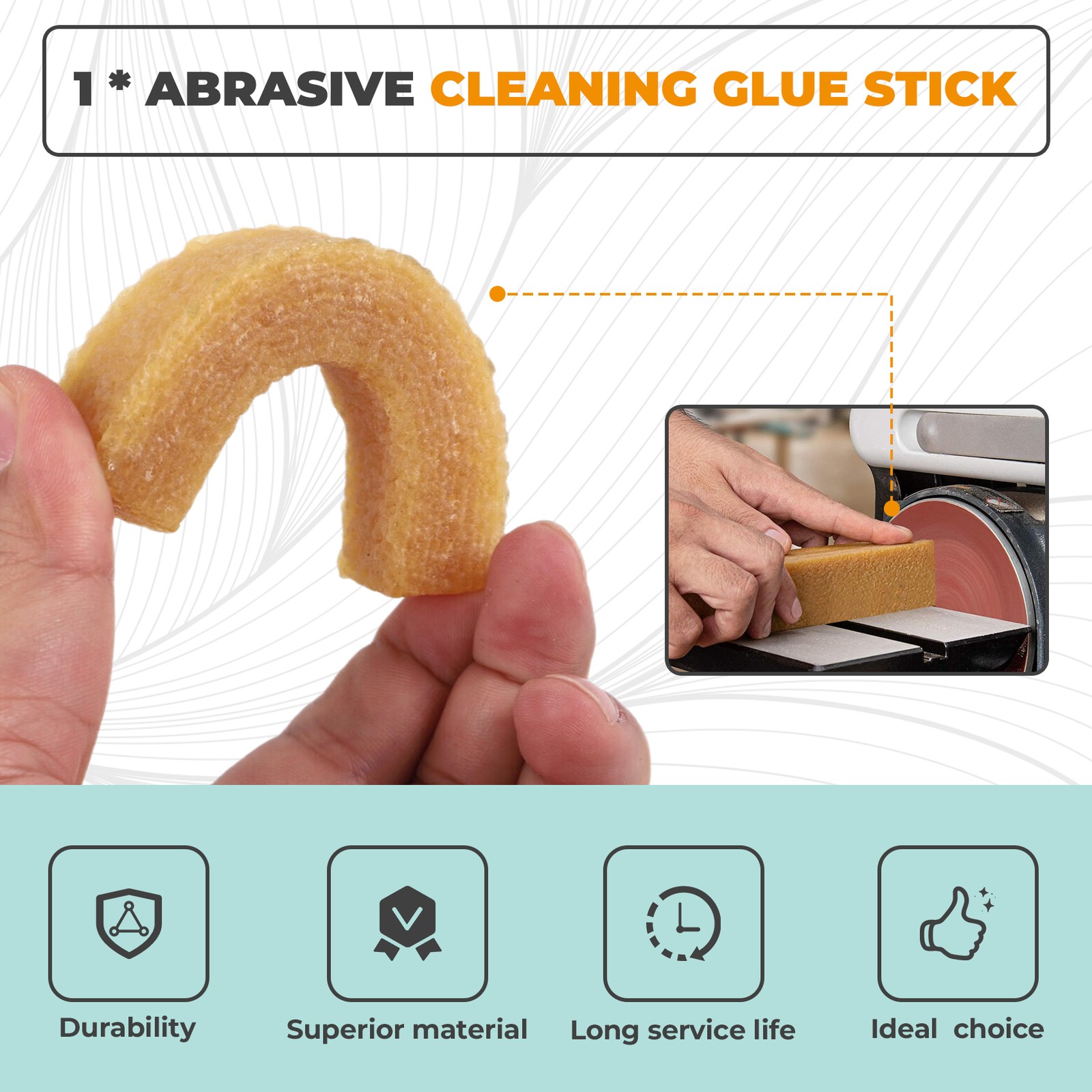 Abrasive Cleaning Glue Stick Sanding Belt Band Drum Cleaner Sandpaper9117