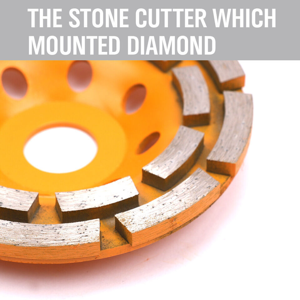 Diamond Grinding Cup Wheel 4.5″ 16 segments Double Row Concrete Grinding Wheel