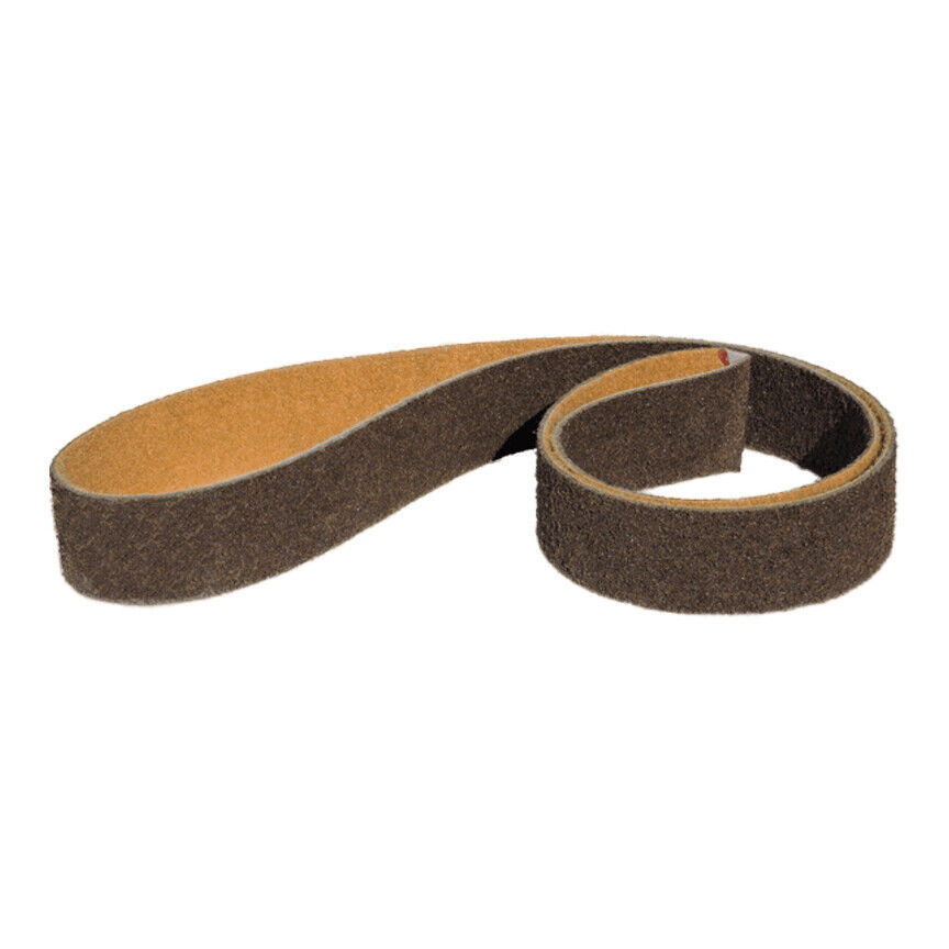 20/50PCS 1/2 x 18 in Nylon Non Woven Sanding Belt Coarse For Metal & Woodworking